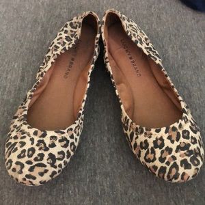 Lucky Brand Cheetah Ballet Flats
